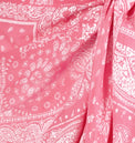 Mer St Barth Cotton Saline Pareo Pink Bandana