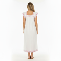 Maxi Sandrine Women's Dress Petal Embroidery