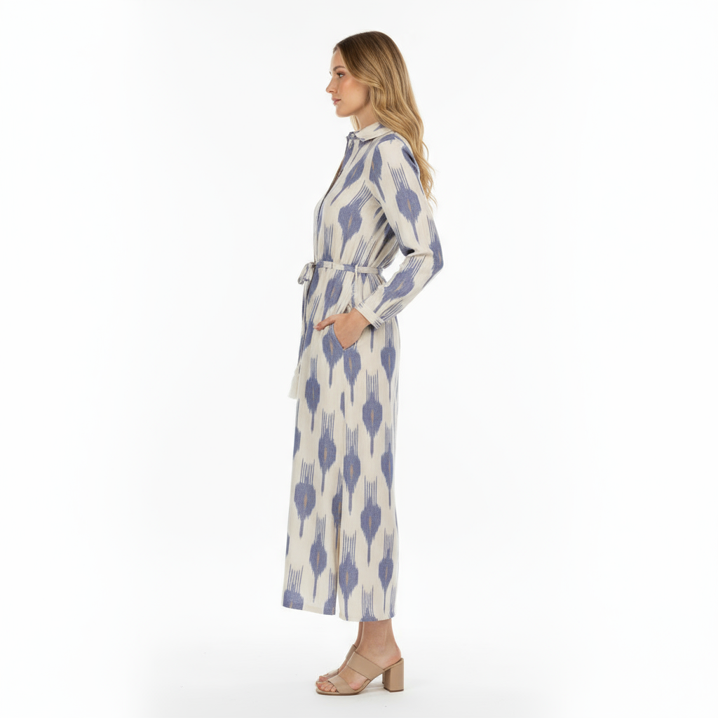 Anais Womens Shirtdress La Crème Ikat