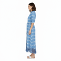 Mer St Barth Estelle Women's Fringed Shirtdress Sky White Embroidery