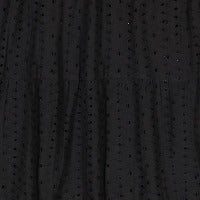 Mer St Barth Giselle Women's Maxi Dress Black Eyelet