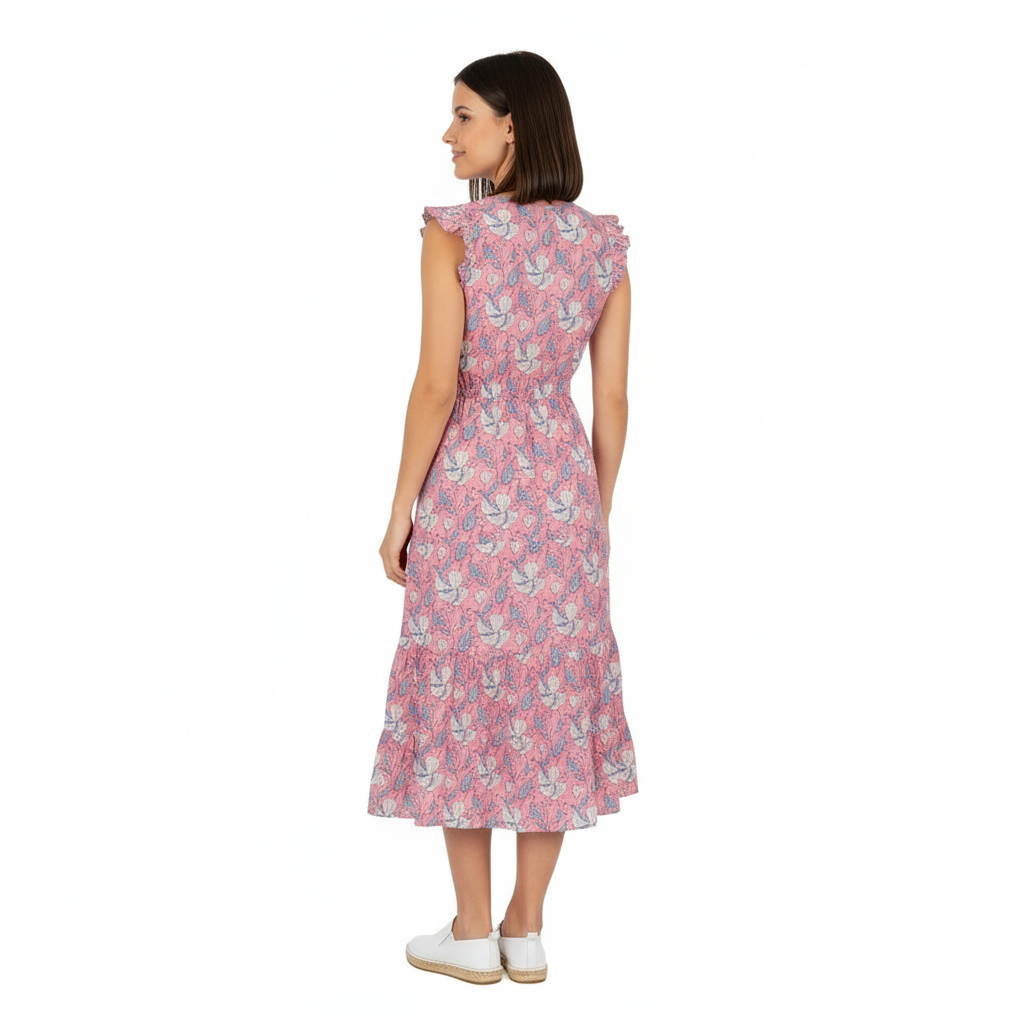 Mer St Barth Giselle Women's Maxi Dress Blossom