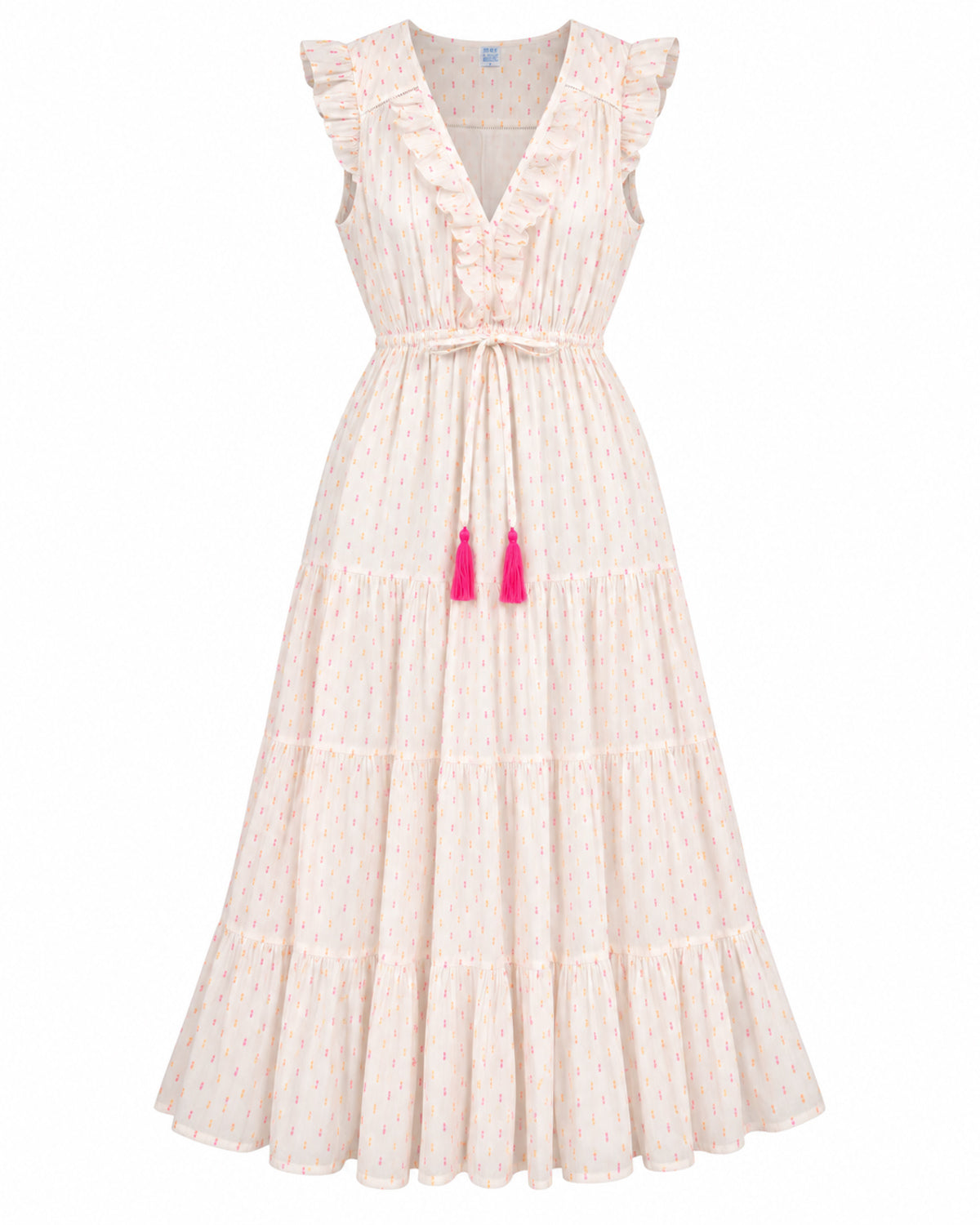 Giselle Women's Maxi Dress Neon Swiss Dot