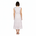 Mer St Barth Giselle Women's Maxi Dress Pink Butterfly