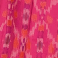 Mer St Barth Giselle Women's Maxi Dress Rosette Ikat