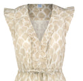 Mer St Barth Giselle Women's Mini Dress Gold Feather