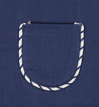 Mer St Barth Julien Baby Boy Romper Lapis Blue