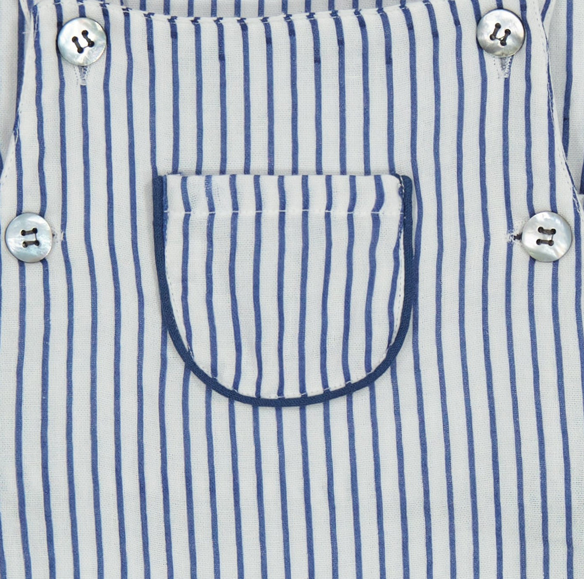 Mer St Barth Julien Baby Boy Romper Marine Stripe