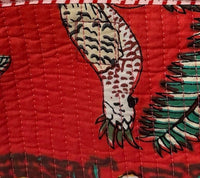 Mer St Barth Jungle Pouch Set of 3 Red