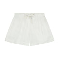 Mer St Barth La Plage Boy's Drawstring Short White