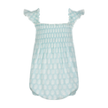 Mer St Barth Leila Baby Romper Seafoam Booty