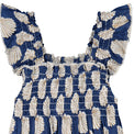 Mer St Barth Leila Baby Romper Shell Beach Navy