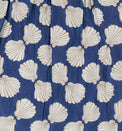 Mer St Barth Leila Baby Romper Shell Beach Navy