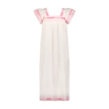 Mer St Barth Maxi Sandrine Women's Dress Petal Embroidery