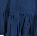Mer St Barth Mini Eva Girls' Ruffle Dress Lapis Blue