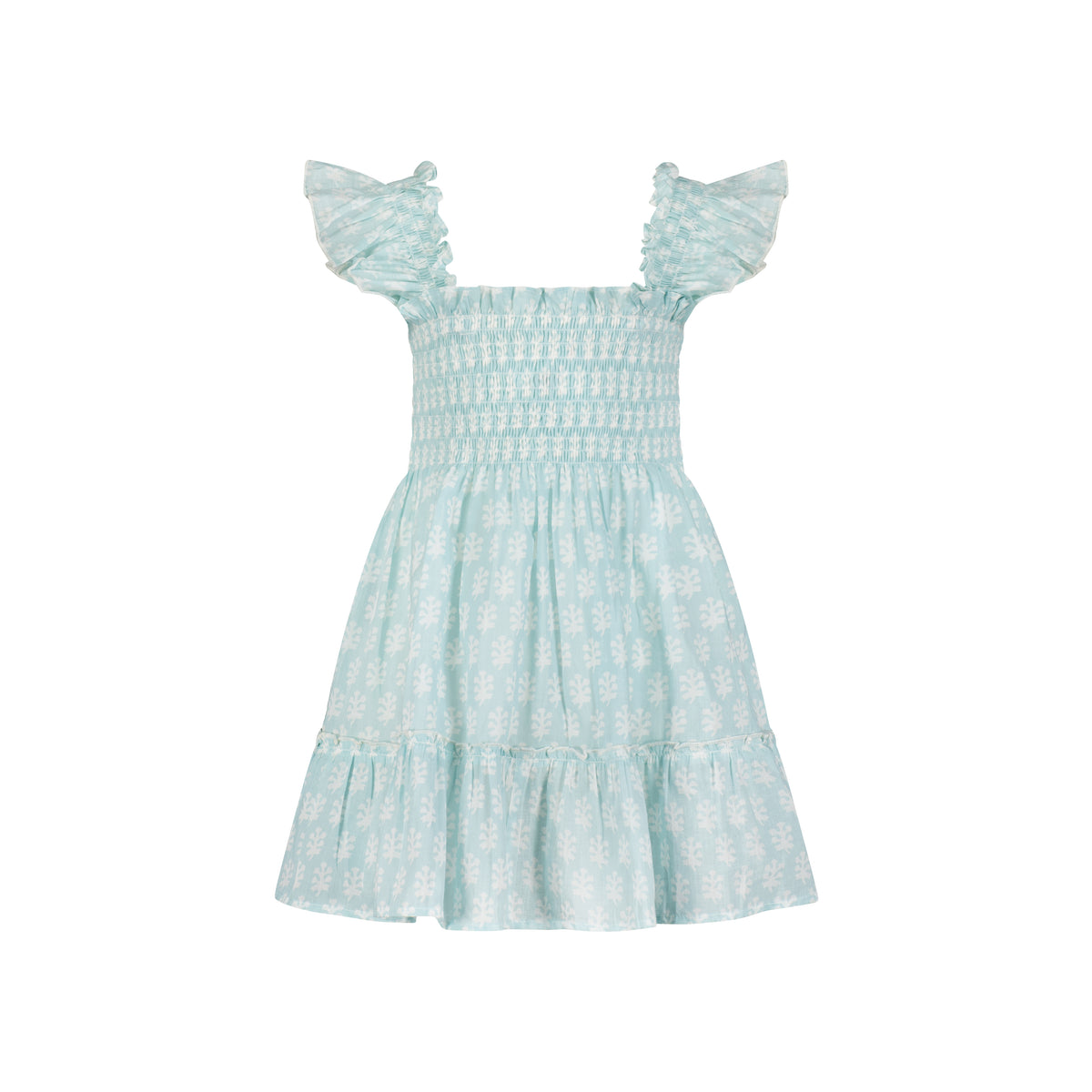 Mer St Barth Mini Paloma Girls' Dress Seafoam Booty