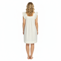 Mer St Barth Mini Sandrine Women's Dress Gold Dobby