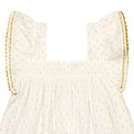 Mer St Barth Maxi Sandrine Women's Dress Gold Dobby