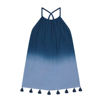 Mini Chantal Girls Dress Marine Ombre