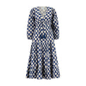 Mer St Barth Odette Women's Maxi Dress Shell Beach Navy