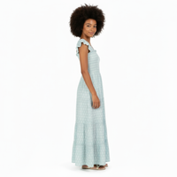 Mer St Barth Paloma Women's Maxi Dress Seafoam Booty