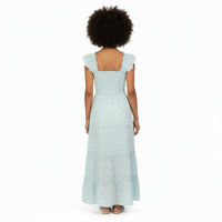 Mer St Barth Paloma Women's Maxi Dress Seafoam Booty