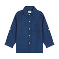 Mer St Barth Remi Boy's Button Front Shirt Lapis Blue