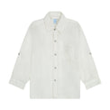 Mer St Barth Remi Boy's Button Front Shirt White