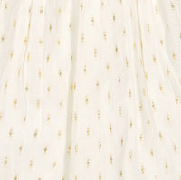 Mer St Barth Serena Girls' Tassel Dress Gold Dobby