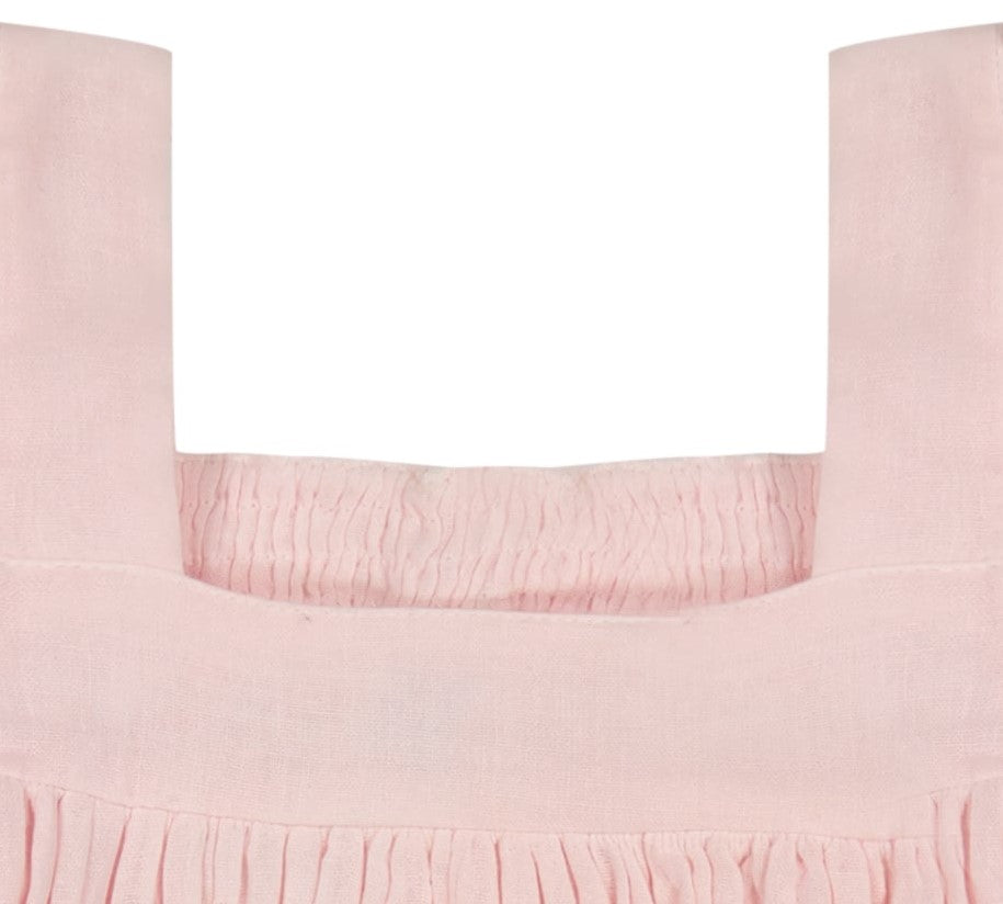 Mer St Barth Serena Girls' Tassel Dress Rose Ombre