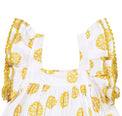 Mer St Barth Serena Girls' Tassel Dress White Sand Dollar