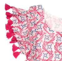 Mer St Barth Sophie Girls' Tassel Dress Jaipur Bloom