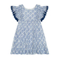 Mer St Barth Sophie Girls' Tassel Dress Navy Feather