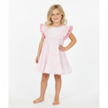 Mer St Barth Sophie Girls' Tassel Dress Pink Butterfly