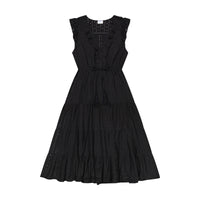 Giselle Women's Maxi Dress Black Eyelet