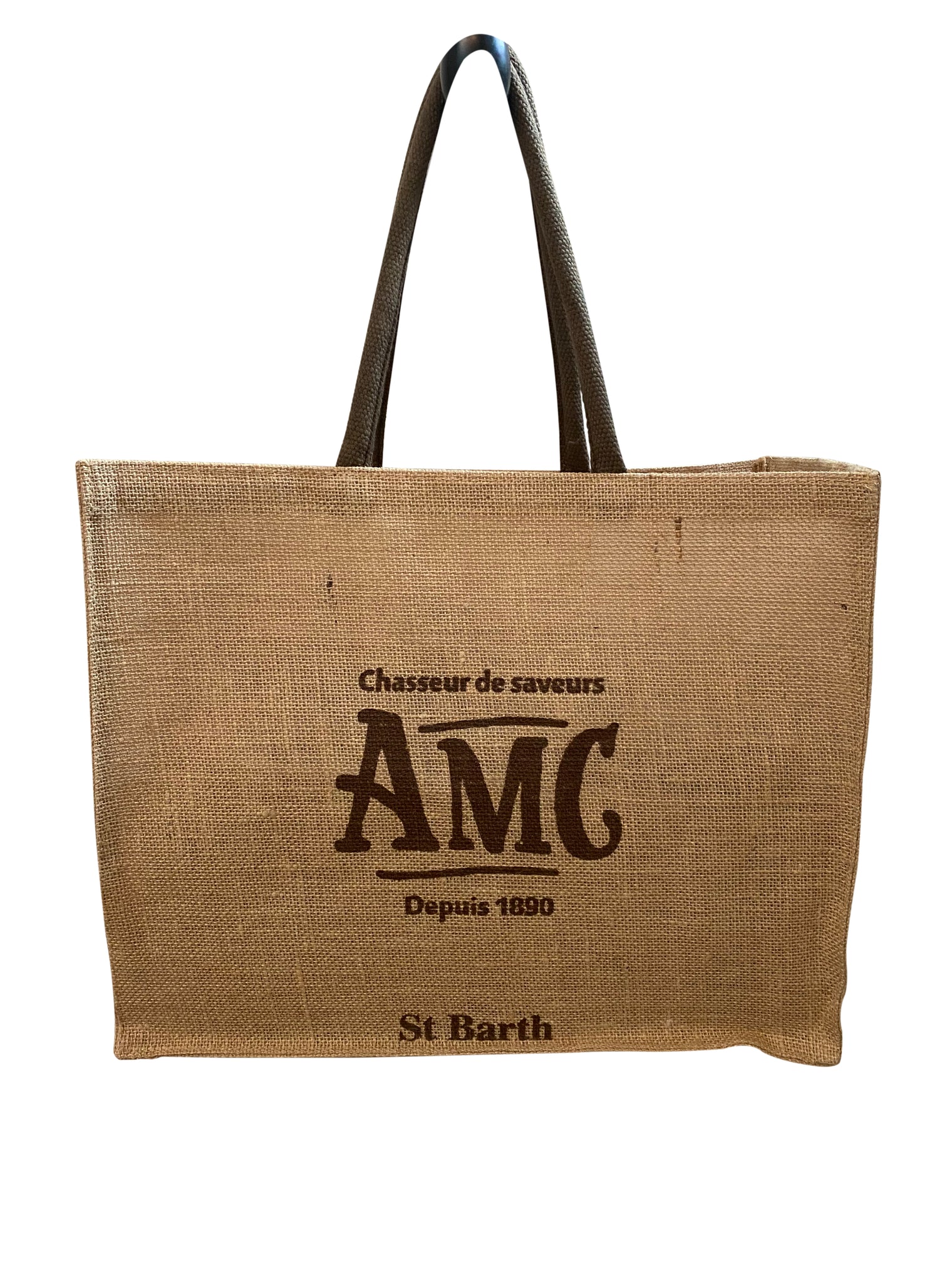 St. Barth AMC Jute Beach Tote "Collector's Item"