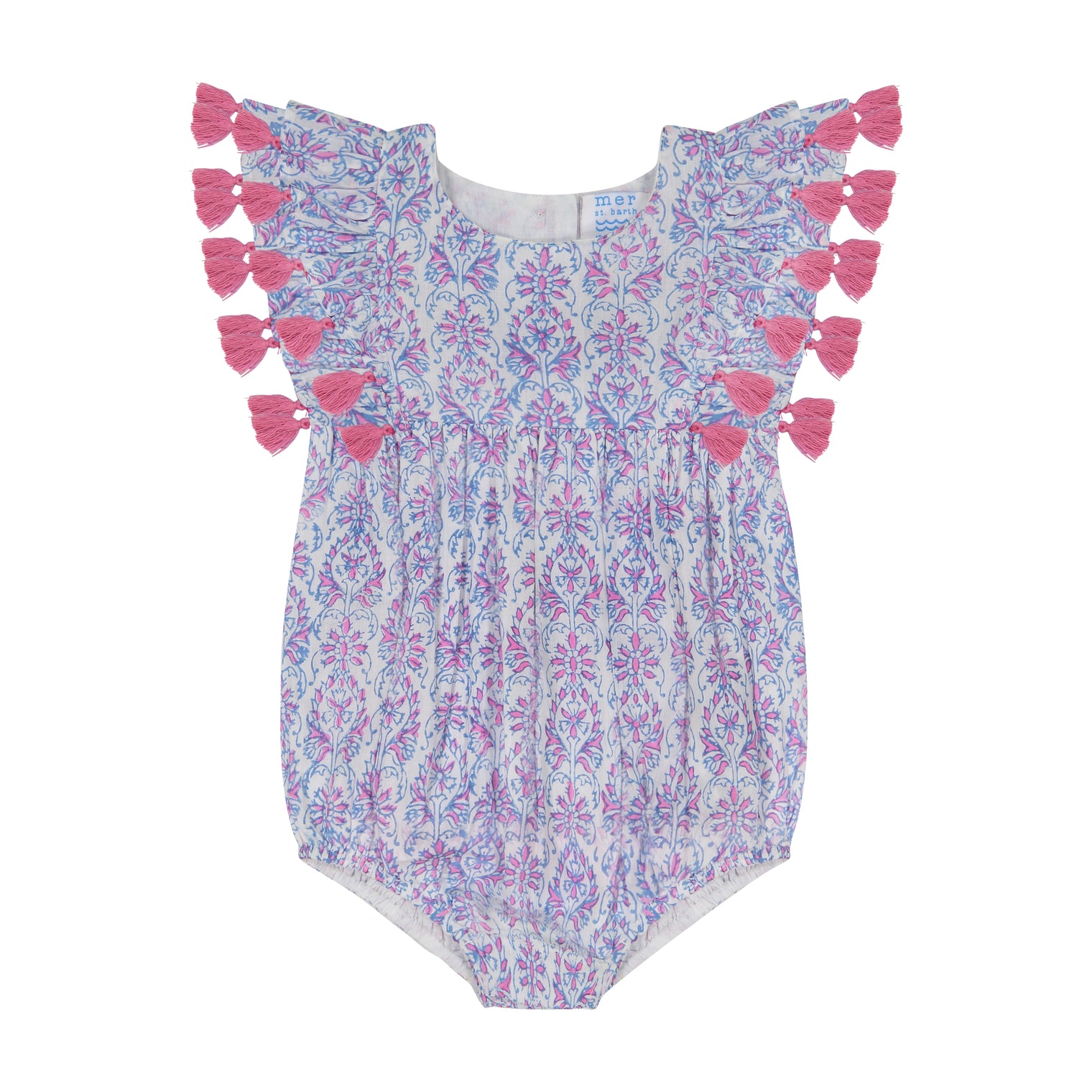 Anna Baby Romper Floral Vines