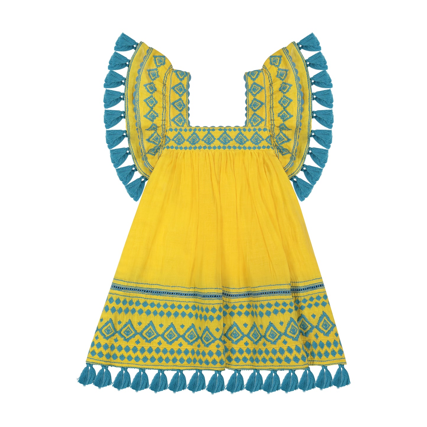 Serena Girl's Tassel Dress Soleil - Final Sale