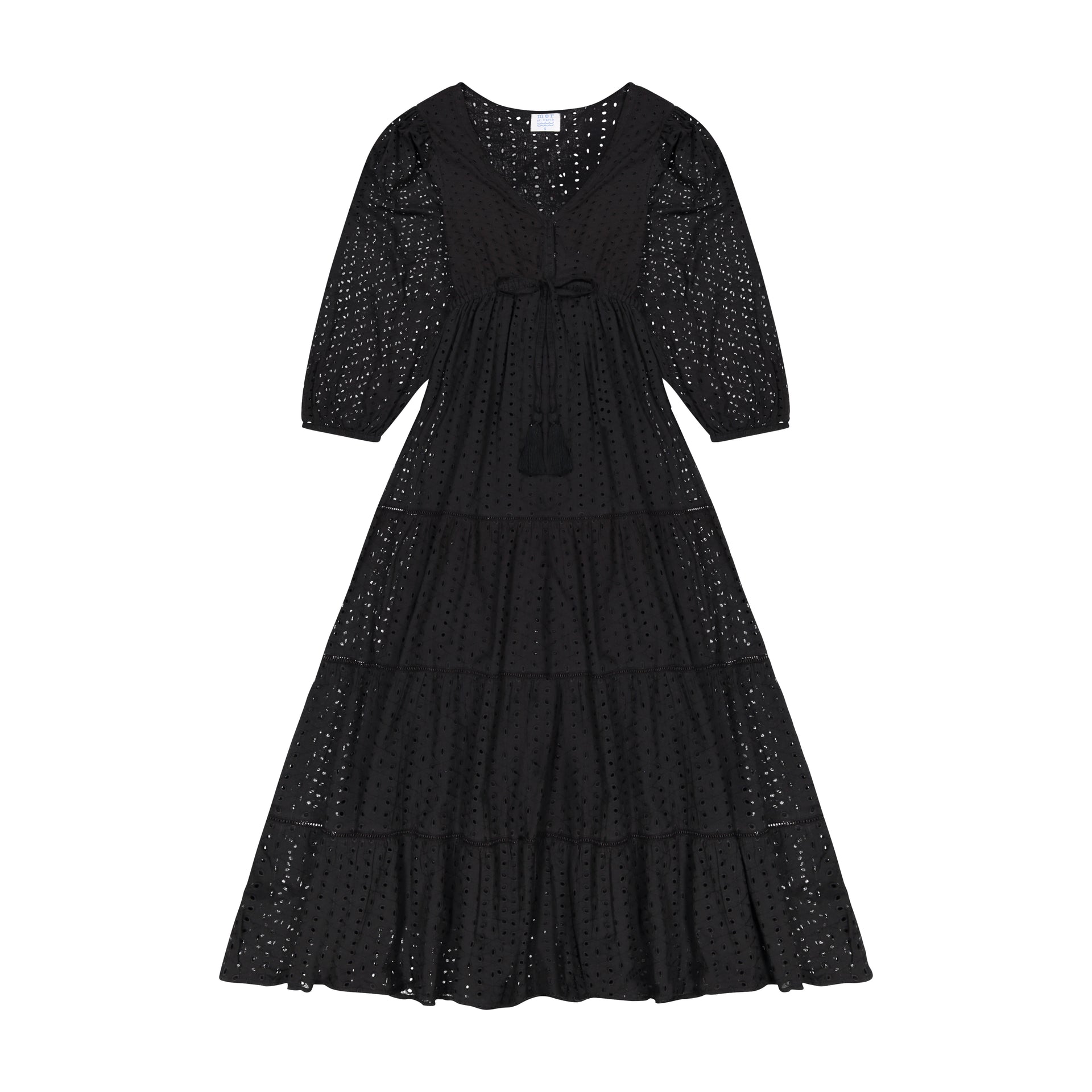 knee length dresses for ladies Jackie Eyelet Maxi Dress main image 1