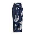Mer St Barth Cotton Saline Pareo Indigo Tie-Dye